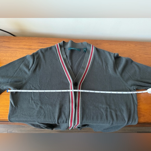 Perry Ellis Grey Cardigan - Picture 3 of 4